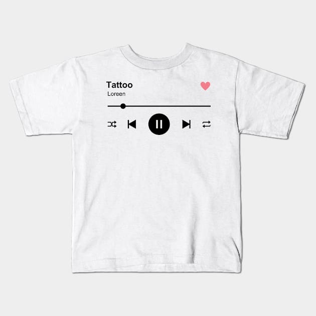 Now Playing Tattoo Kids T-Shirt by KIP